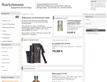 Tablet Screenshot of hairlehmann.de